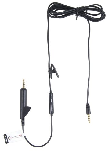 Headphonemate inline remote and microphone cable for bose qc2 qc1…
