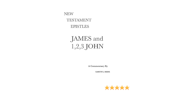 James And 1 2 3 John A Critical Exegetical Commentary Reese Gareth L 9780971765269 Amazon Com Books