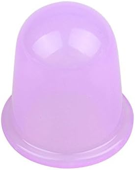 Cupping Cups Set,Foutou 1PC The New Small Cups Anti Cellulite Vacuum Silicone Massage Cupping Cups (Purple)