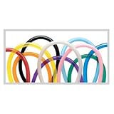 Qualatex 160Q Twister Balloons, assorted colors, 100 count