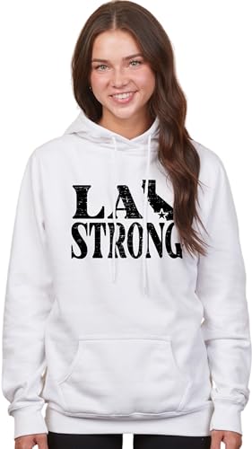 Go All Out X-Large White Women LA Strong Los