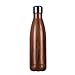 LIVEUP SPORTS 500ml Water Bottle, 17oz Double Wall Vacuum Insulated Stainless Steel Water Bottle Cup with Black Portable Bag Perfect for Outdoor Sports Camping Hiking Cycling Picnic (Dark Wood)