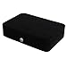 Mele & Co. Maria Plush Earring and Ring Holder Jewelry Box, 24 Sections (Black)