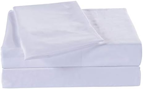 Full Size Flat Sheet Single - 300 Thread Count 100% Egyptian Cotton Quality - Hotel Collection Flat Sheet Sold Separately - White