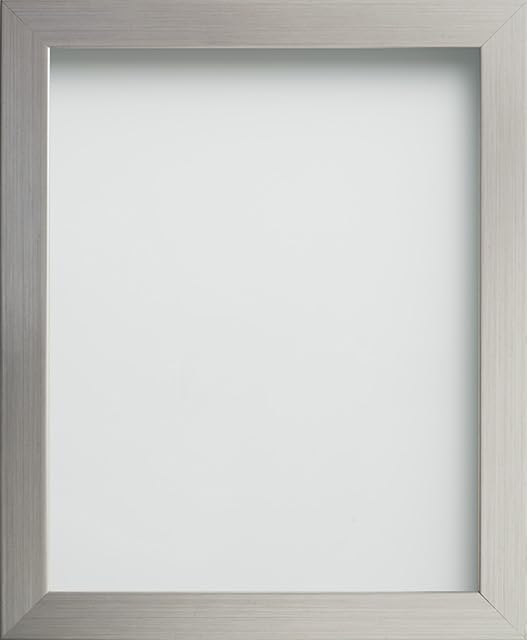Frame Company Connolly Range Silver Wooden Picture Photo Frame, 9x7 inch *Choice of Sizes* Fitted with Real Glass