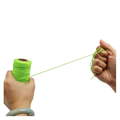 Utop Rope 100% Nylon Braided Mason Line | Heavy Duty Rosary String for Masonry, Construction, Home Improvement | General Purpose Twine String