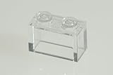 200x Lego Clear Translucent 1x2 Bricks Super Pack