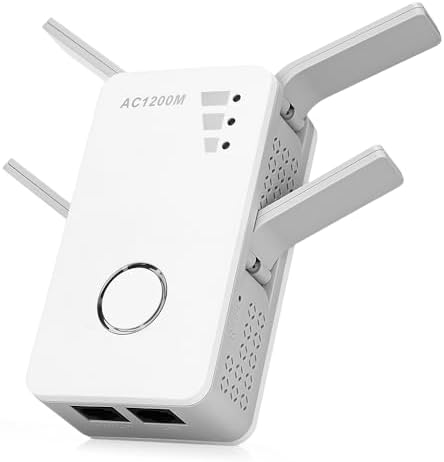 WiFi Extender, Up to 2600Mbps, Dual Band WiFi Range Extender