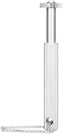 LZFAN Golf Club Groove Sharpener, 6 Sided Sharpening Tool, Golf Club Groove Sharpener with Ball Chain, Re-Grooving Cleaning Tool Accessories, Perfect Tool for All Irons