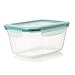 OXO Good Grips Smart Seal Leakproof Airtight Glass & Plastic Food Storage Container Set