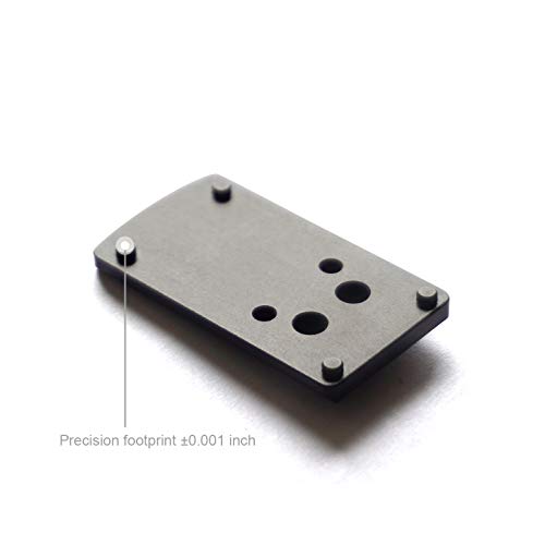 DPP Titanium Rear Sight Mount/Mounting Plate/Adapter Compatible with