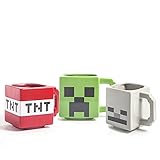 Zak Designs Minecraft Mug Unique 3D Sculpted