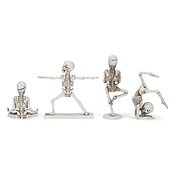 Class Collections Yoga Pose Skeletons Ivory Tone 6