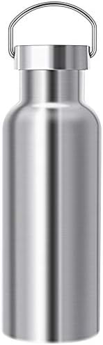 Xiaogangpao Ascent 18/8 Stainless Steel Double Wall Vacuum Insulated Water Bottle,Leak Proof Sports Bottle Hydration,Wide Mouth BPA Free Thermos Flask