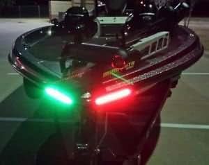Bass Boat Kayak Canoe Bow Lights Fully Submersible LED ... Amazon.com : Boat Bow LED Lighting RED & Green Kit ...