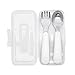 OXO Tot On-The-Go Fork And Spoon Set - Pink