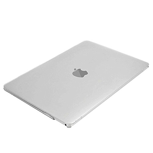 Mosiso Plastic Hard Case with Keyboard Cover for Macbook 12 Inch with Retina Display Model A1534 (Newest Version 2017/2016/2015), Crystal Clear