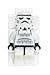 Lego Star Wars 8020424 Stormtrooper Minifigure Link Watch | Black/White | Plastic | 25mm case Diameter | Analog Quartz | boy Girl | Official