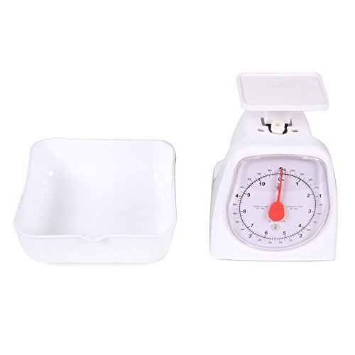 hand2mind DualDial Analog Platform Scale, 5 kg Scale, Kitchen Scales