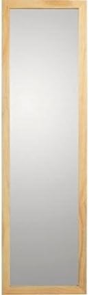 HOME Wall Mounted Wooden Full Length Mirror - Oak Effect