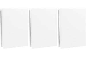 LIFKICH 3pcs White Decorative Faux Books Blank Artificial Books Model 25x18.5x3.8cm for Coffee Table Shelf