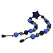 Sensory Oral Motor Aids Chew Necklace for boys girls, Silicone Navy Star Beads Chewlery Jewelry for Autism, ADHD, Baby Nursing or Special Needs Kids - Reduces Chewing Biting Fidgeting for mild Chewers