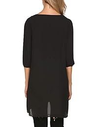 Se Miu para mujer 3 4 Manga Cuello Redondo Casual Floral Túnica Blusa Tops