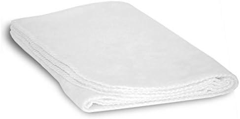 Luxurious Super Soft, Warm and Cozy 30 x 40 Fleece Throw Toddler, Infant or Newborn Baby Blanket for Strollers, Cribs, Car Seats, Kids Bed, Travel, Outdoor & Pets(White)