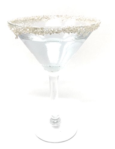 Snowy River Pearl Cocktail Sugar - Kosher Certified Naturally Colored Pearl Shine Cocktail Rimmer (Large Crystal)