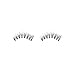 Miss Adoro #DW False Eyelashes 100% Human Hair Faux Lashes 6 PACK