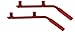 ABN Solid Steel Rear Red Grab Handles for Jeep Wrangler 2007-2016 2/4 Door