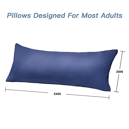 DOWNCOOL Luxury Full Body Pillow Insert with Fiber Cover Ultra Soft