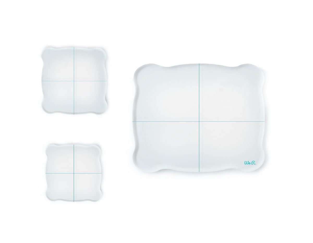 We R Memory Keepers 0633356602590 Inks Stamping-Acrylic Block Set (3 Piece)