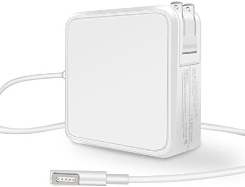 Macbook Pro Charger, 60W Magsafe L-Tip Power Adapter Replacement Charger for Apple Macbook Pro 13 inch A1181 A1278 A1184 A1330 A1342 A1344 (White)