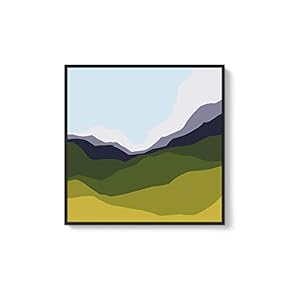 Framed Natural Scenery Home Artwork for Living Room Bedroom