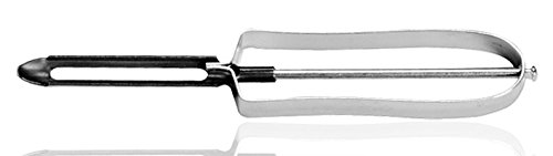 'Old-School' Professional Vegetable, Potato, Carrot Peeler - Stainless steel body and CARBON-steel blade