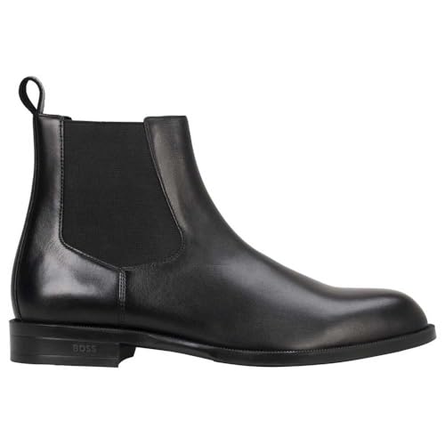 BOSS Homme Tayil_cheb_bu Bottines Chelsea, Noir, 45.5 EU