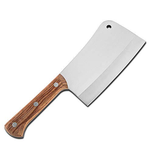 SHI BA ZI ZUO Heavy Duty Heft Cleaver Butcher Knife for Chopping Bones