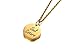 Set of 2 Gold Plated Stainless Steel Best Friend Moon and Sun Matching BFF Friendship Necklace for 2 Jewelry Gift