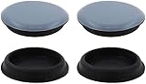 Lifeswonderful 4x EasyMove PTFE Glider Castor Cups 45mm Furniture Feet view 1