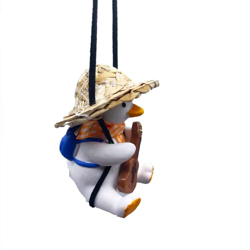 Cute Swing Duck Mirror Hanging Car Rearview Mirror Accessories Hanging