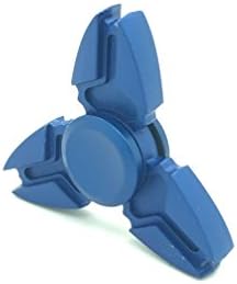 spinners master Full star Fidget Focus Toy Stress Reducer for Kid and Adult [Premium Bearing] Easy Flick, Spin single/both Hands Finger Prime Figit Toys Perfect For ADHD, Anxiety, Autism (Blue)