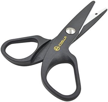 Coslla Ceramic Herb Scissors,Baby Food Scissors,5 Inch Black,Sharp Healthy Kitchen Shears For Home