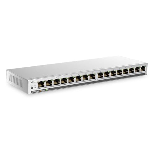 Zyxel 16-Port Gigabit Ethernet Unmanaged Switch - Design ohne Lüfter [GS1100-16]