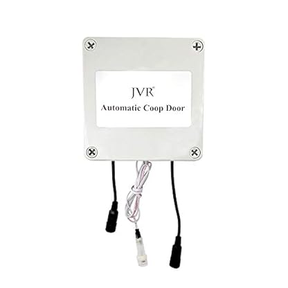 Jvr Automatic Chicken Coop Door Opener Kit Waterproof Controller Actuator Motor 12v Dcsolar Battery Power