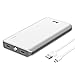 Power Bank Portable Charger 20000mah High Capacity Battery Pack Dual Micro 2A Faster Inputs Compatible LED Flashlight Smart Devices Android Phone and Other Cellphones White (2 Micro Cables Include)