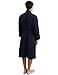 TowelSelections Men’s Waffle Bathrobe Kimono Spa Robe Large/X-Large Navy