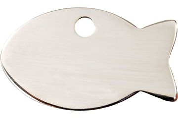 Fish Stainless Steel Pet Id Tag - Custom Engraved
