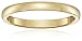 Amazon Collection Classic Fit 14K Plain Wedding Band, 2mm