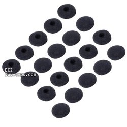 ECS Ear Cushions for Audio Transcription Transcriber Headset Compatible with Spectra USB, PC, ST & FLX-10 (10 Pair)